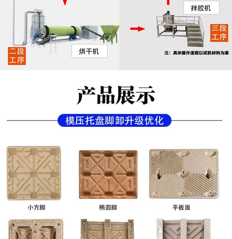 木屑托盘加工工序